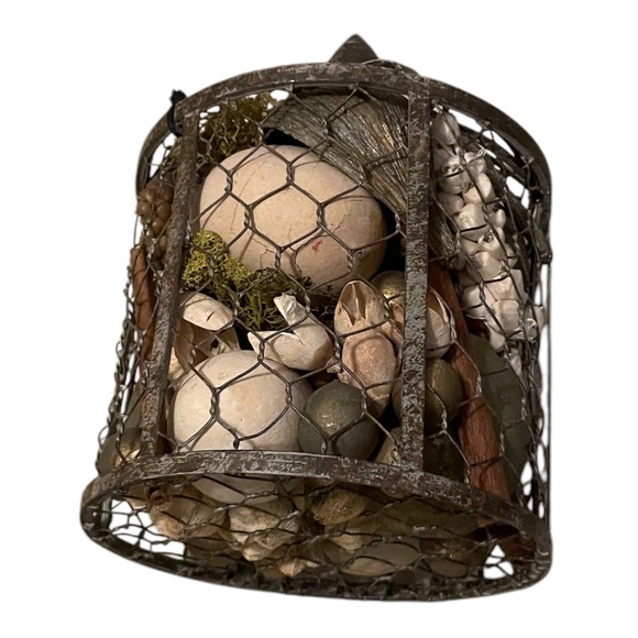 Chicken Wire Decorative Potpourri Filled Bird Cage - Picture 5 of 9